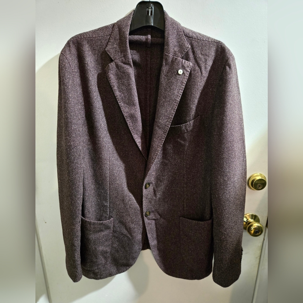 L.B.M. 1911 Tailored Limited edition Wool Coat Italy 54R Men Rare Jacket
